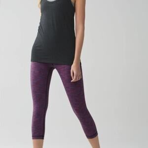 Lululemon Wunder Under Roll Down Crop II Leggings